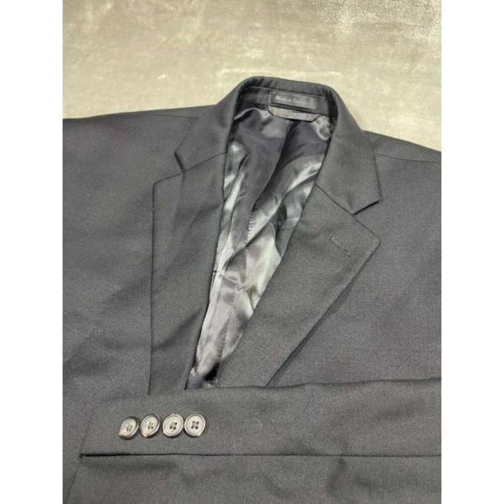Ralph Lauren Wool Blazer Men's Size 48 Black Coat Jacket 2 Button Classic